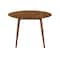 Armen Living Arcadia 42" Round Dining Table in Walnut Wood LCARDIWA42 - alternate 5